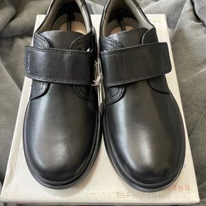 Geox Boy’s Black Leather Oxfords